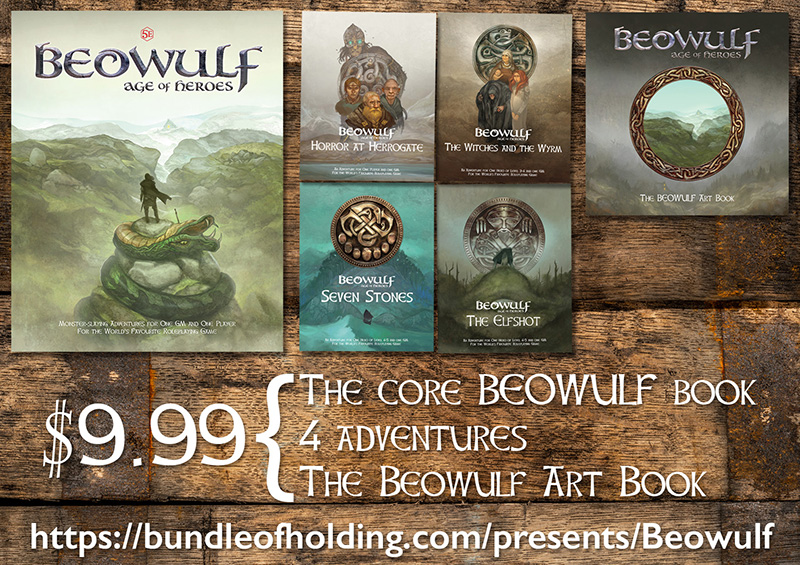 Beowulf At Bundle Of Holding Handiwork Games